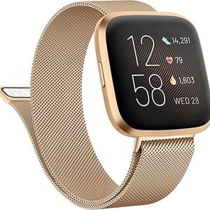HAPAW MAGNETIC CLOSURE BAND FOR FITBIT VERSA SMARTWATCHES. Photo shows look